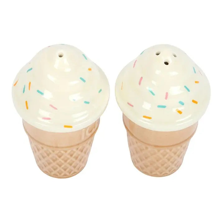 Set salière poivrière CORNET DE GLACE