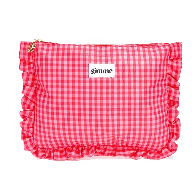 Pochette vichy rouge