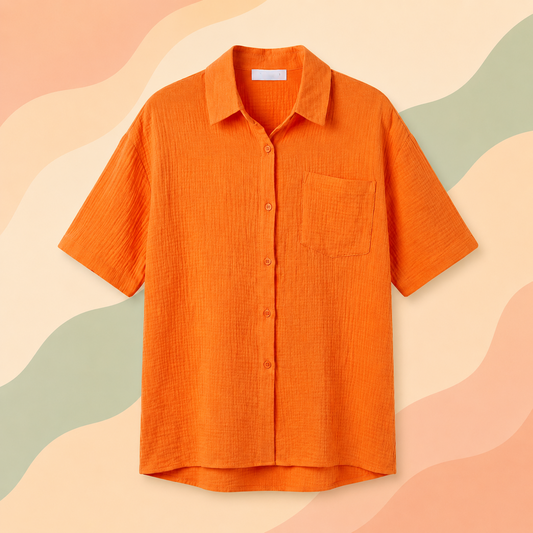 Chemise gaze de coton CHARLIE
