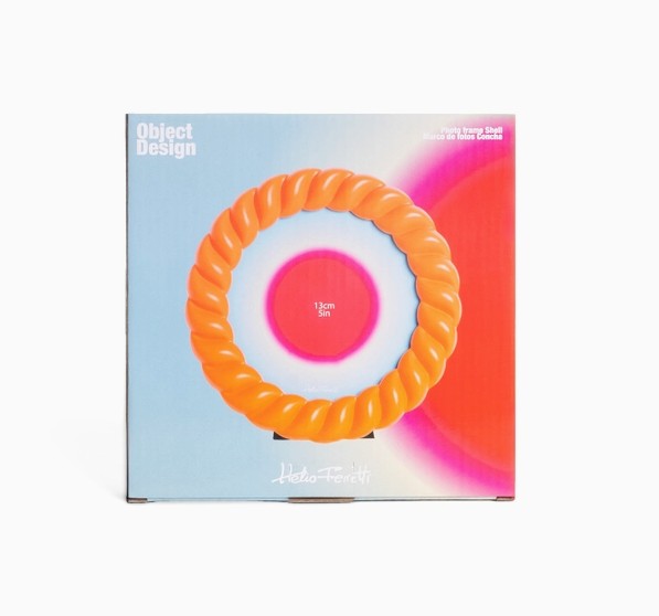 cadre photo torsades orange packaging
