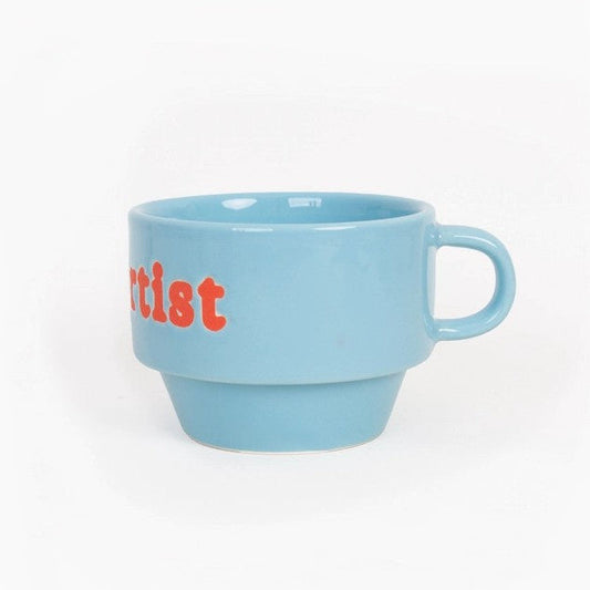 tasse colorée message THE ARTIST - marie moon