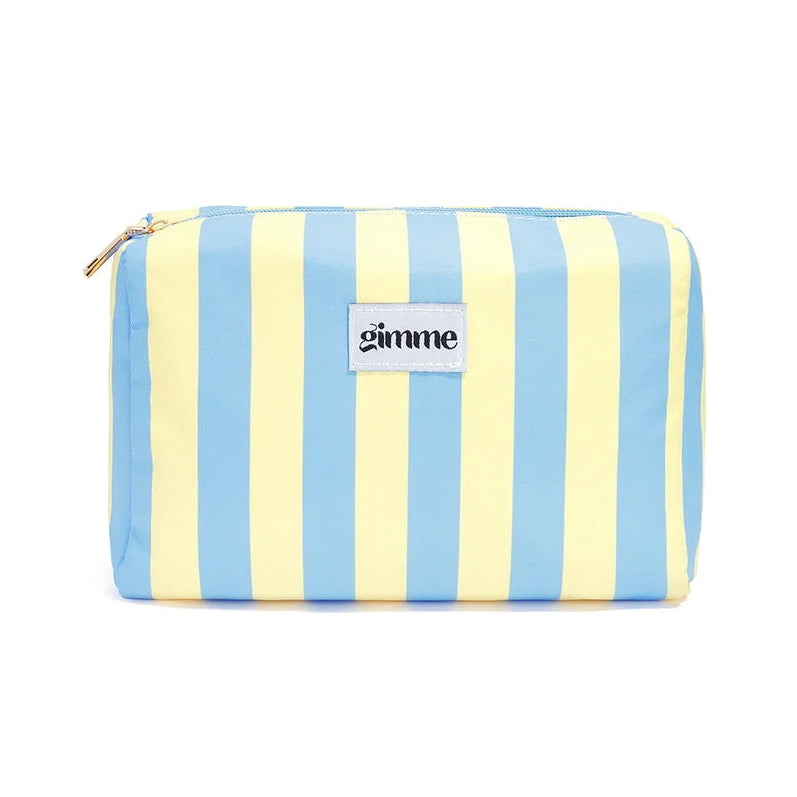 Trousse maquillage rayée