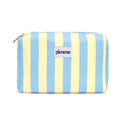 Trousse maquillage rayée