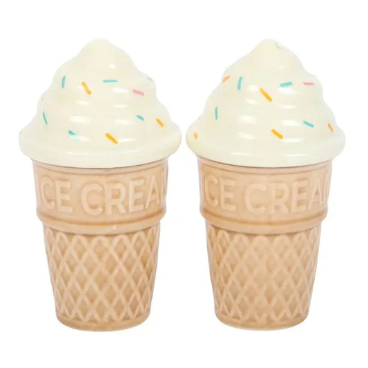 Set salière poivrière CORNET DE GLACE