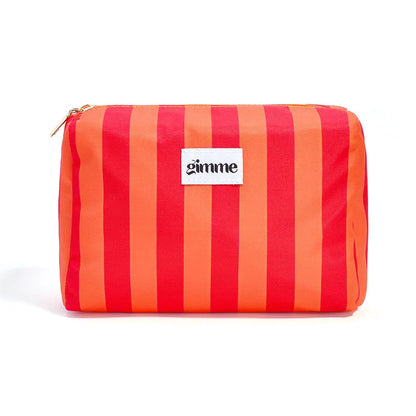 Trousse maquillage rayée