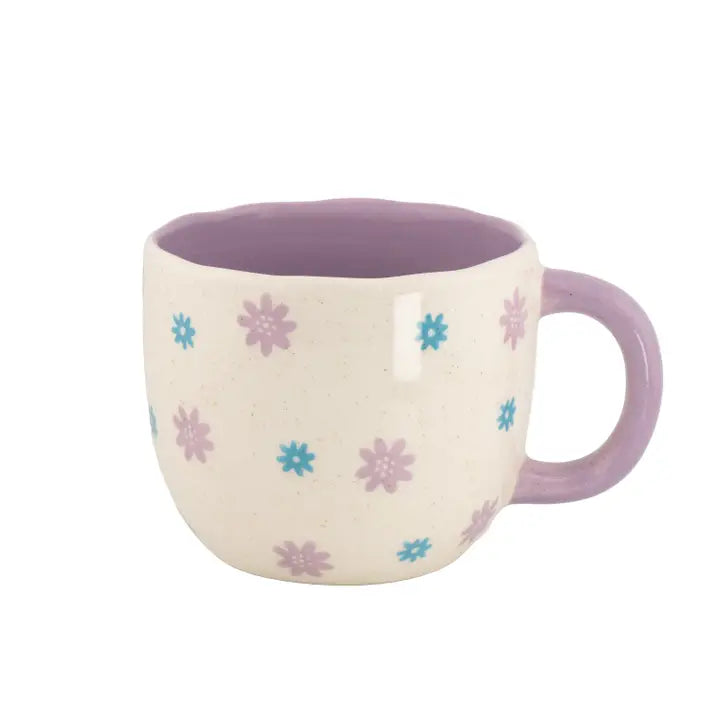 Mug surprise fleurs & papillon
