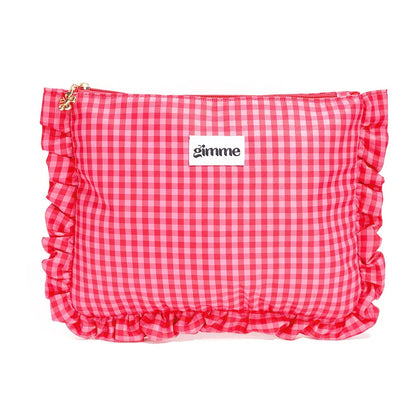 Pochette vichy rouge