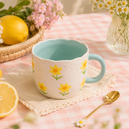 Mug surprise fleurs & mouton