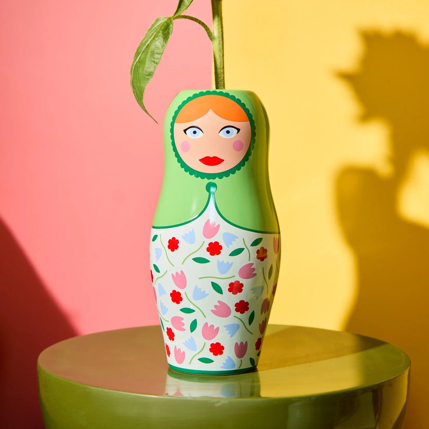 Vase Dolls Flowers