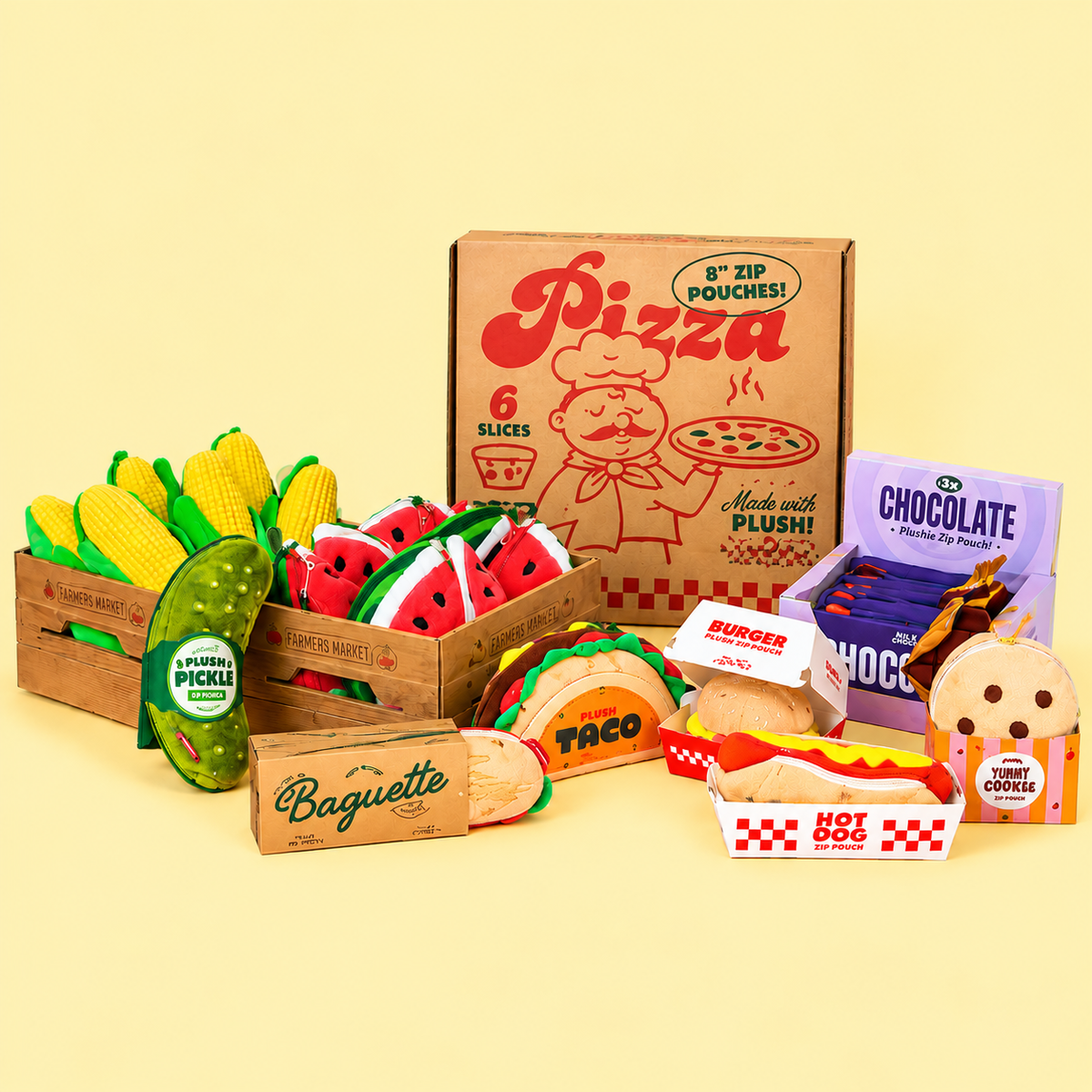 Trousse FOODIE en peluche