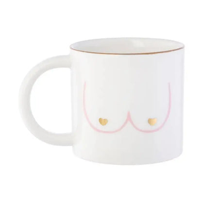 Mug céramique poitrine femme, vue de face