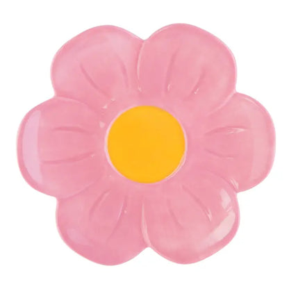 Soucoupe céramique en forme de fleur