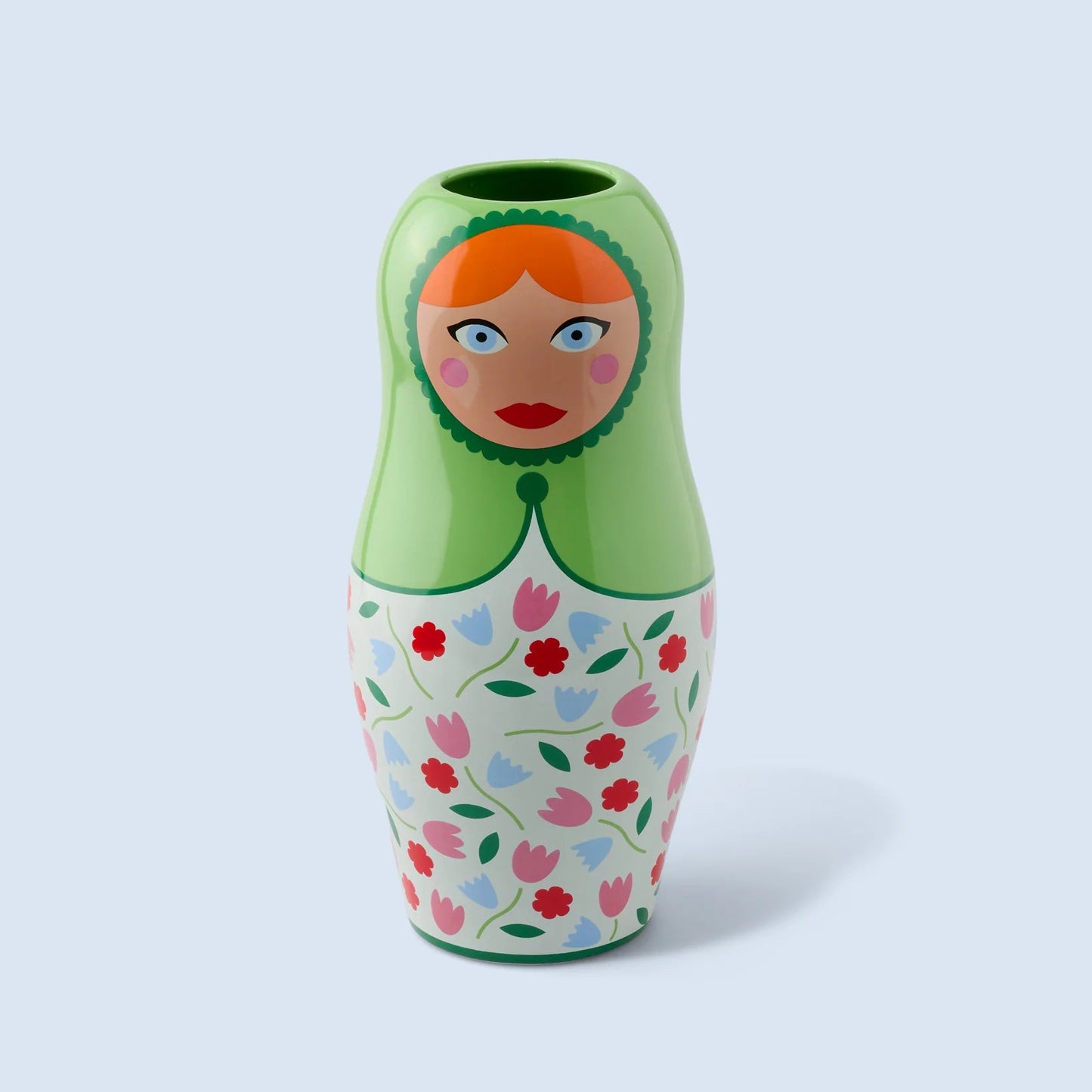 Vase Dolls Flowers