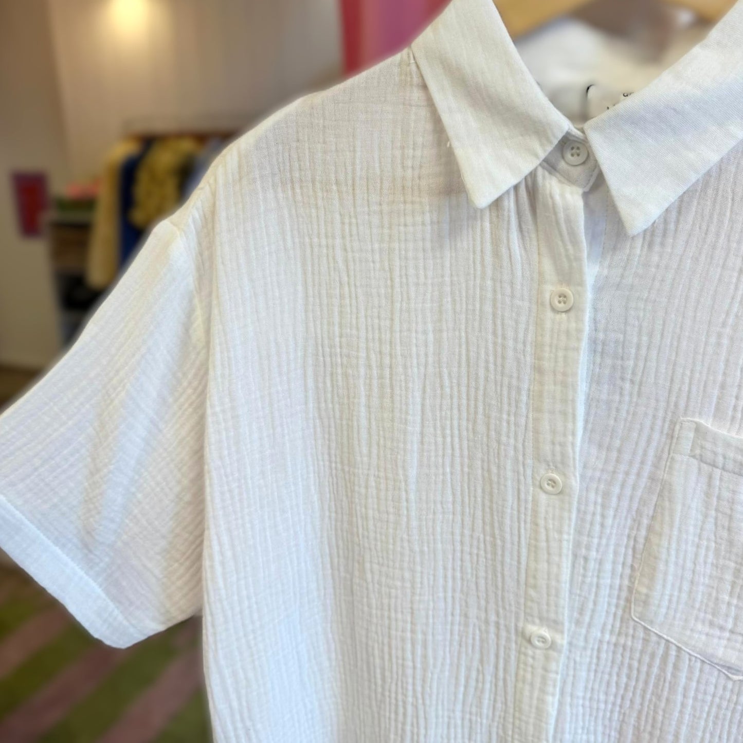Chemise gaze de coton CHARLIE
