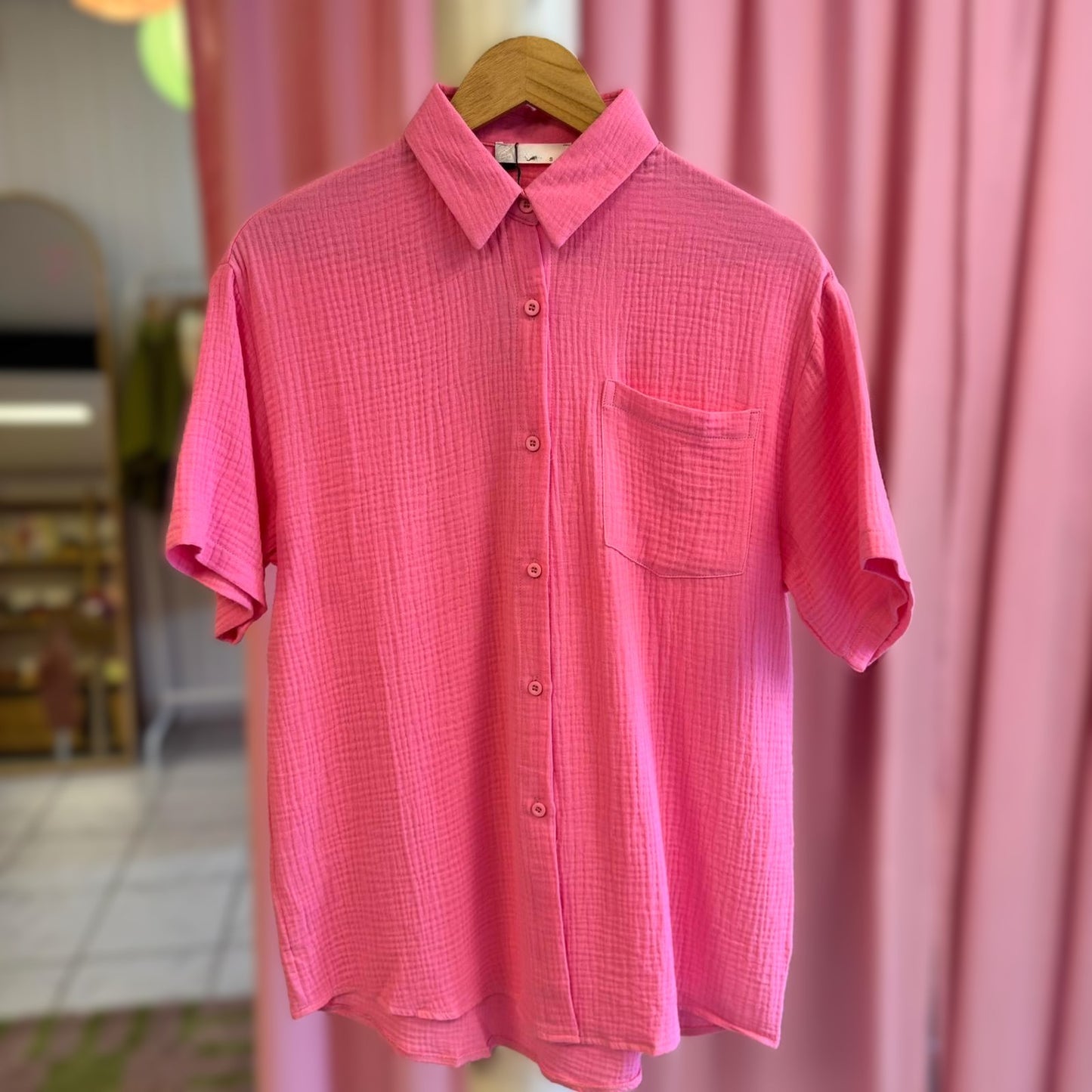 Chemise gaze de coton CHARLIE