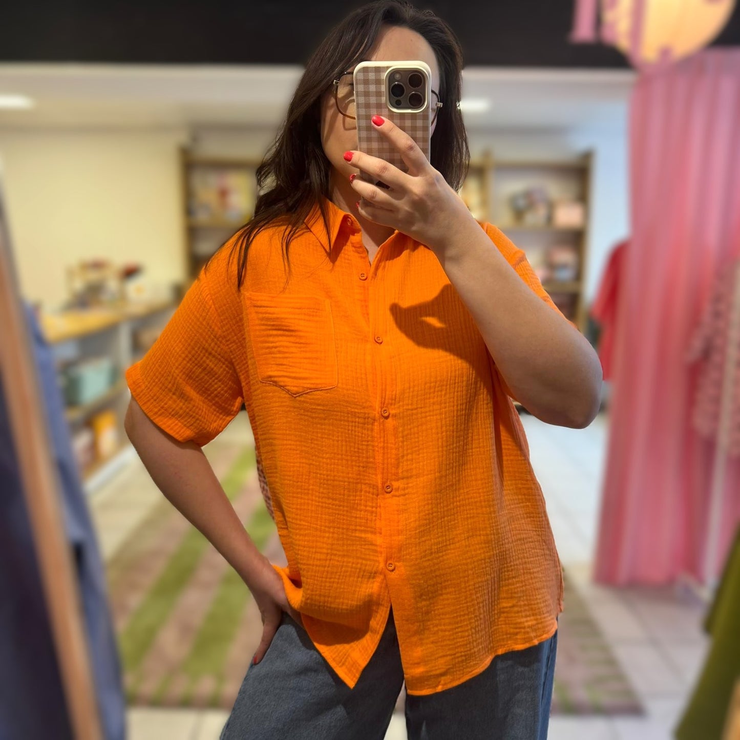 Chemise gaze de coton CHARLIE