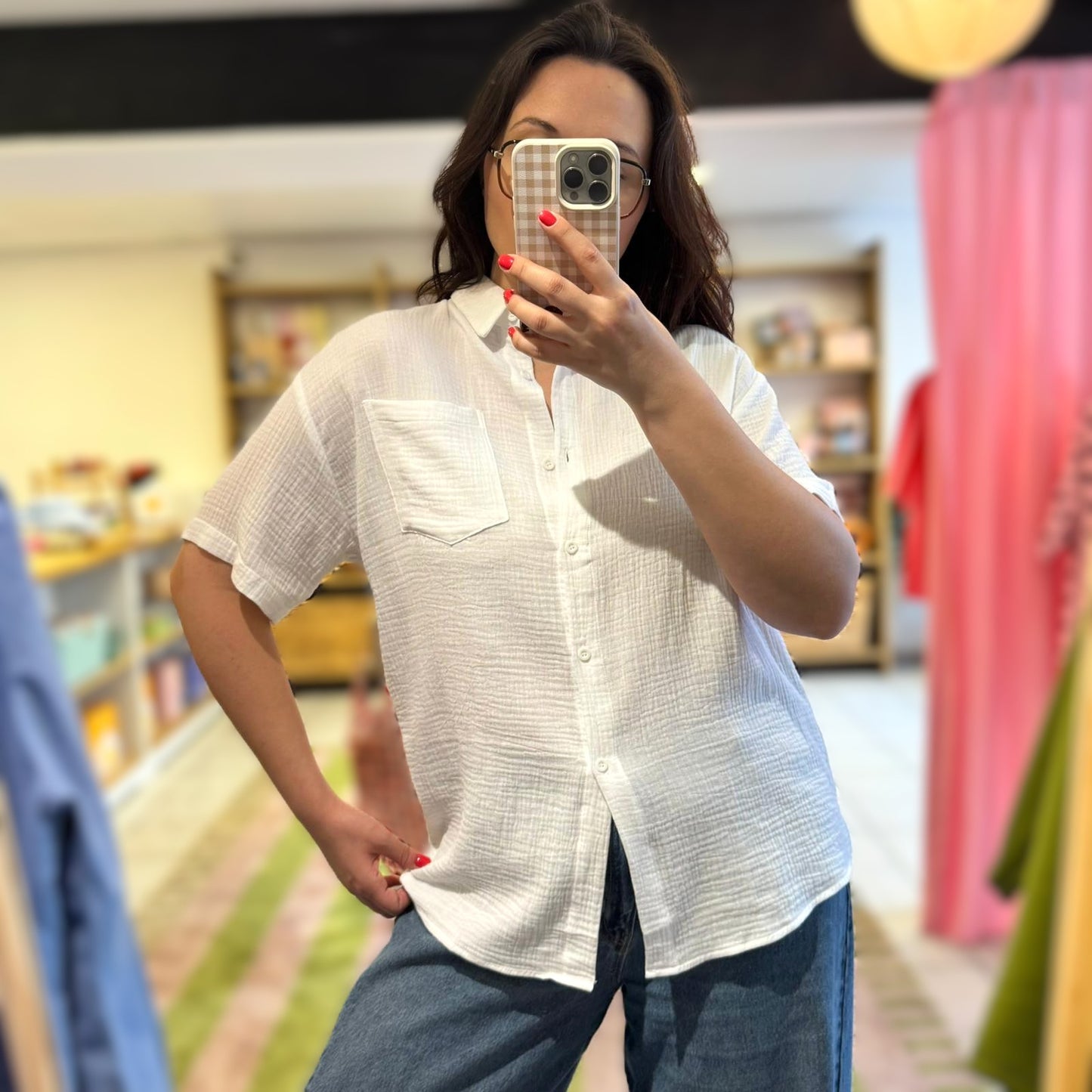 Chemise gaze de coton CHARLIE