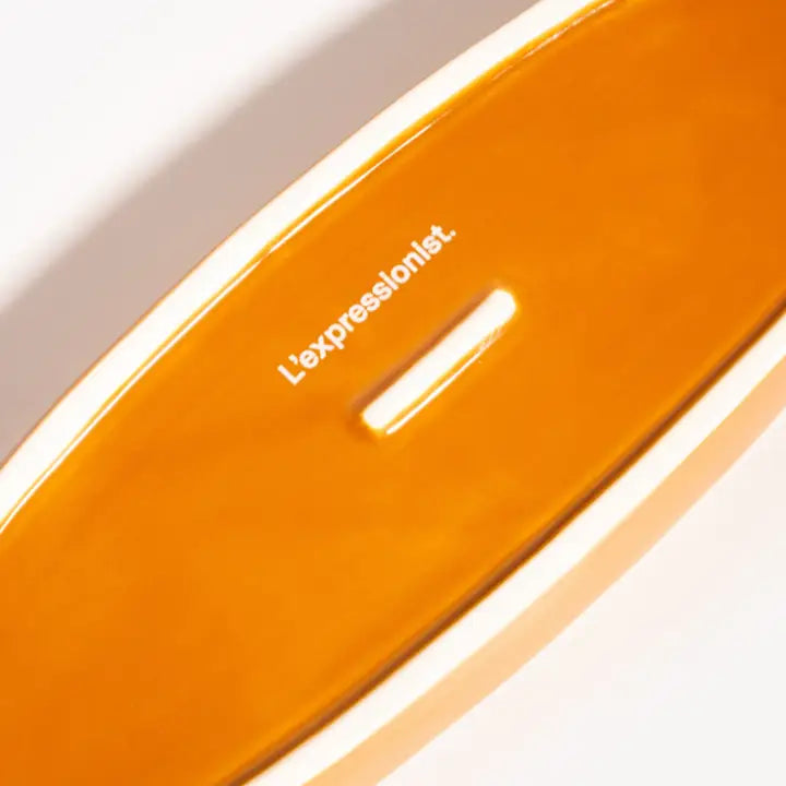 Détail du repose-cuillère baguette en céramique