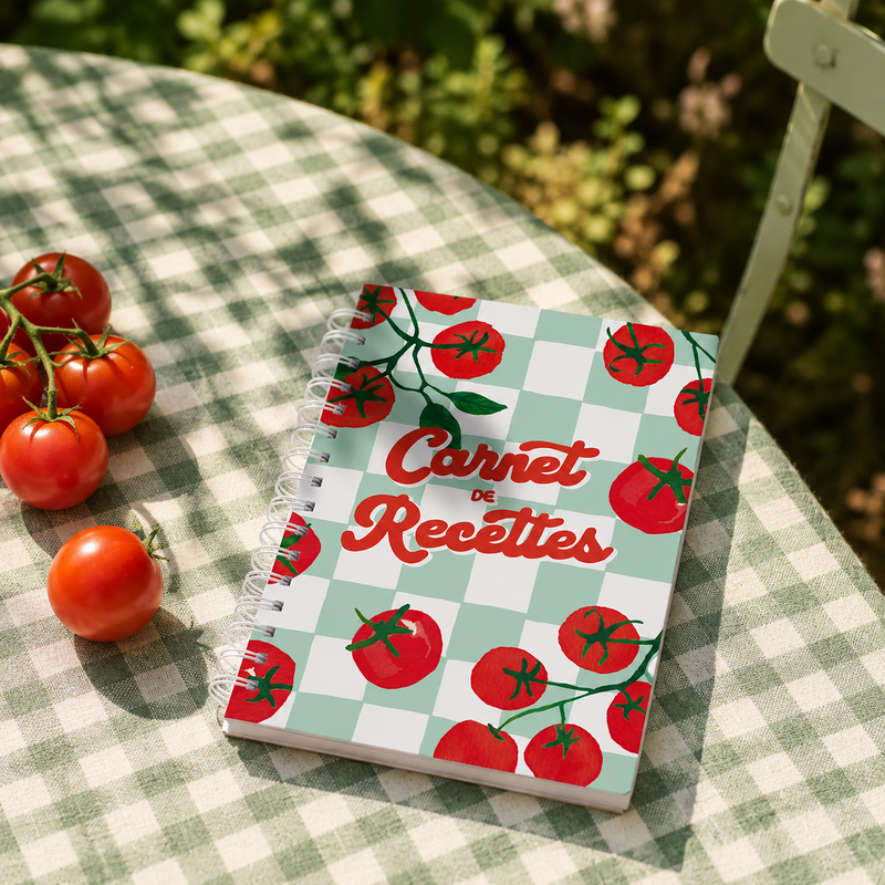 Carnet de recettes illustré - Tomates