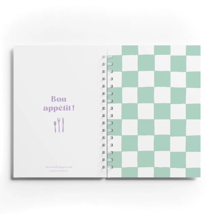 carnet de recette fabriqué en France