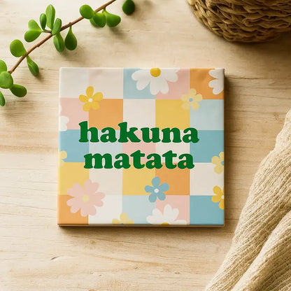 carreau en céramique hakuna matata