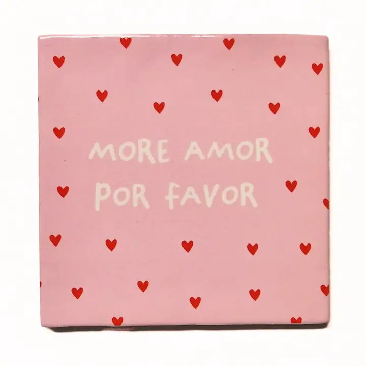 carreau céramique avec coeur amor 
