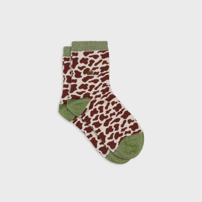 Chaussettes pailletées à motifs