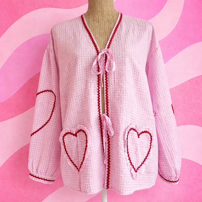 chemise rose vue de face 