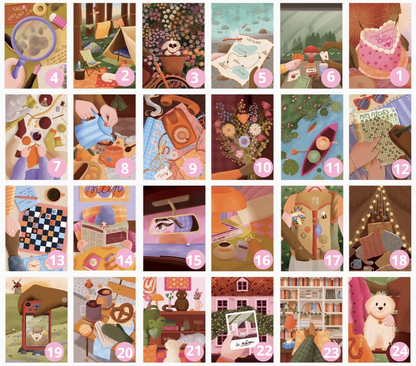 24 choix mini puzzle marie moon