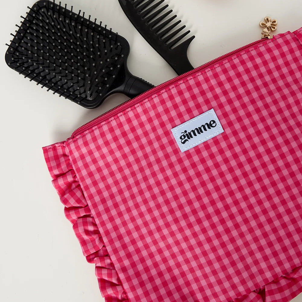 Pochette vichy rouge