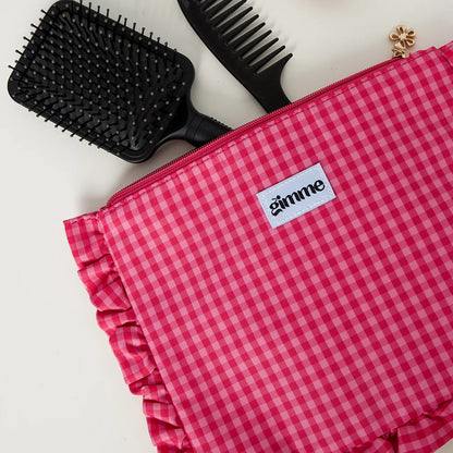 Pochette vichy rouge