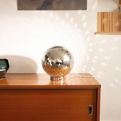 Lampe boule disco