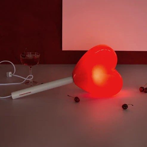 Lampe sucette cœur