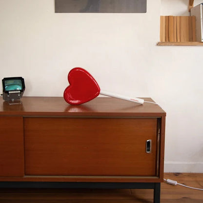 Lampe sucette cœur