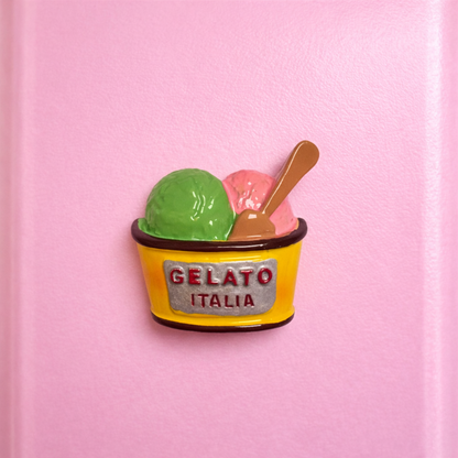 zoom sur magnet coupe glace italienne