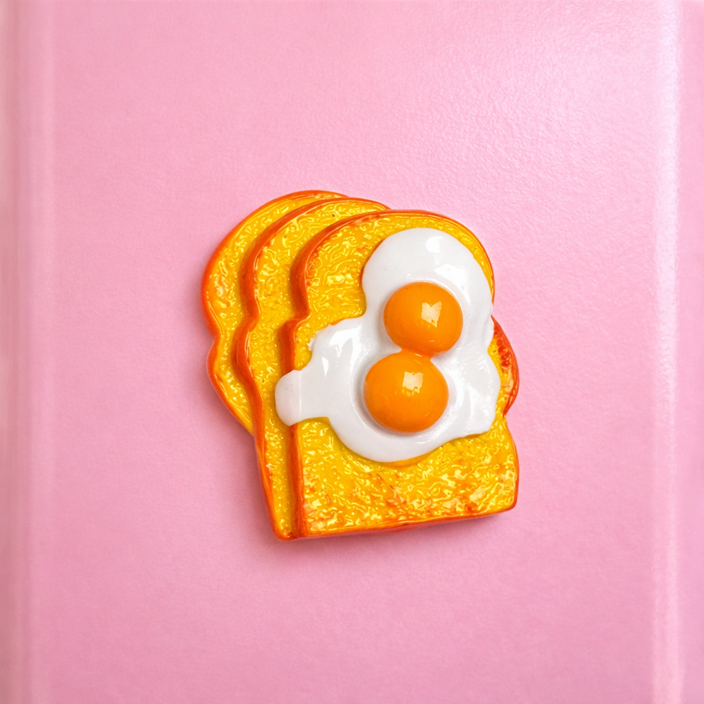 zoom sur magnet gourmand brioche