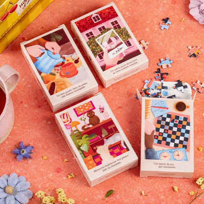 mini puzzle 99 pièces illustration - marie moon