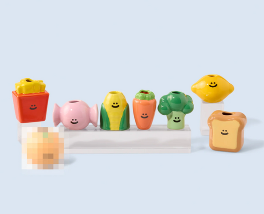 Mini vase surprise en céramique – modèles colorés et ludiques