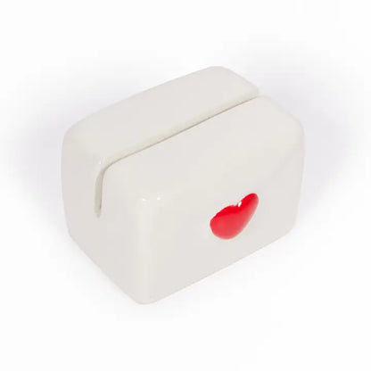 Porte-photo lettre d’amour en céramique – vue fermée