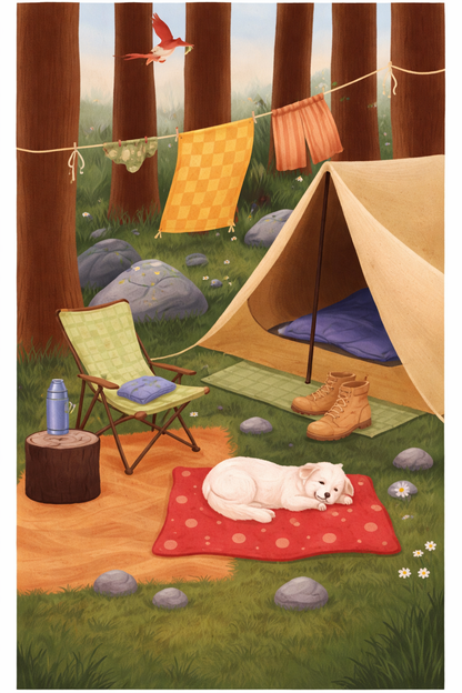 puzzle camping 99 pièces