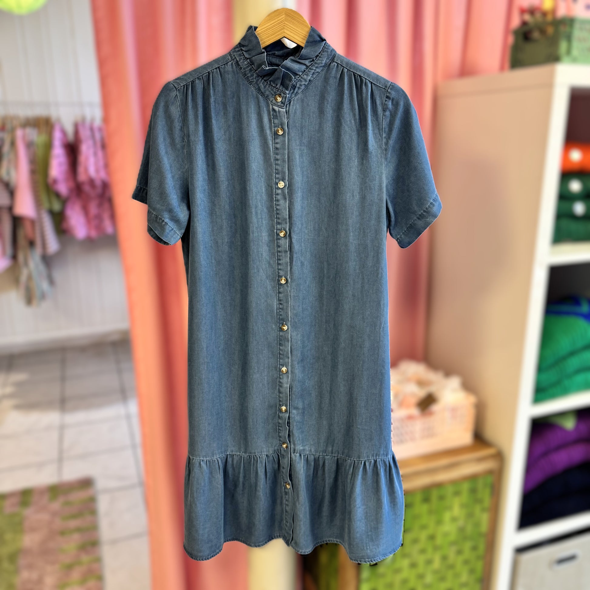robe d'été effet jean, vue de face