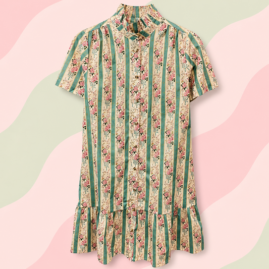 Robe d'été 100% coton avec imprimé floral - marie moon 