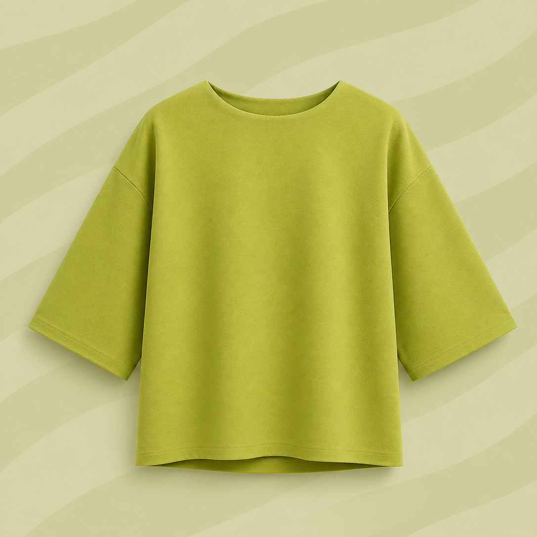 t-shirt très doux avec manche 3/4 - MARIE MOON 