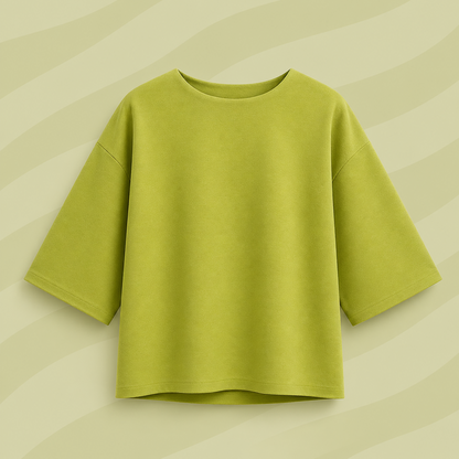 t-shirt très doux avec manche 3/4 - MARIE MOON 
