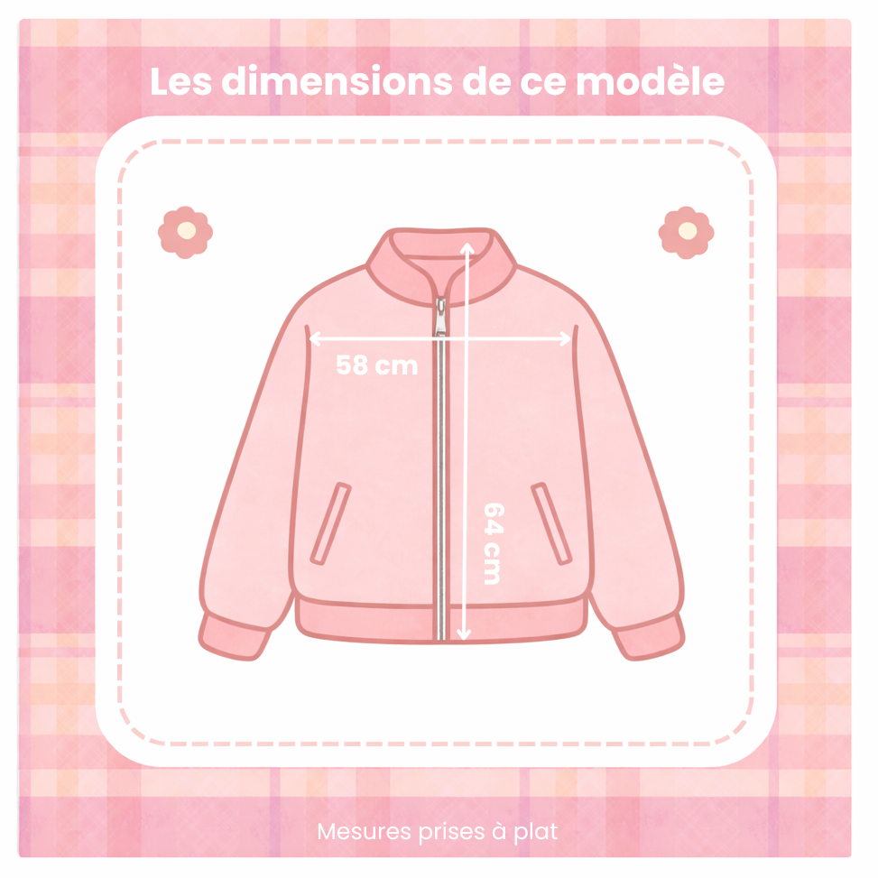 mesure du model JADE taille unique 