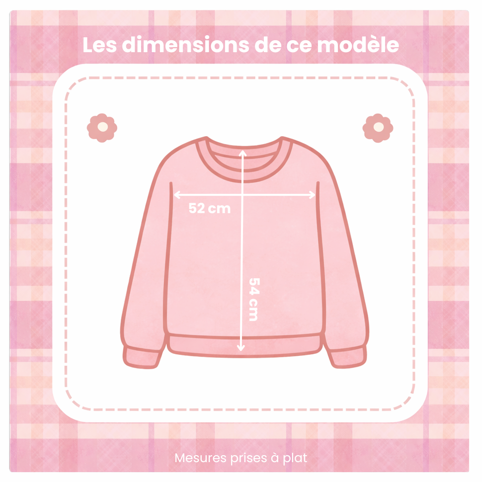 mesure du model ROMY taille unique 