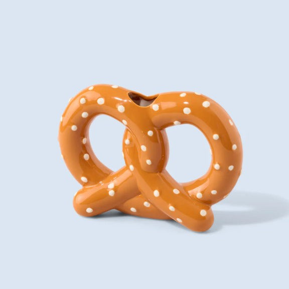 vue de face vase bretzel céramique