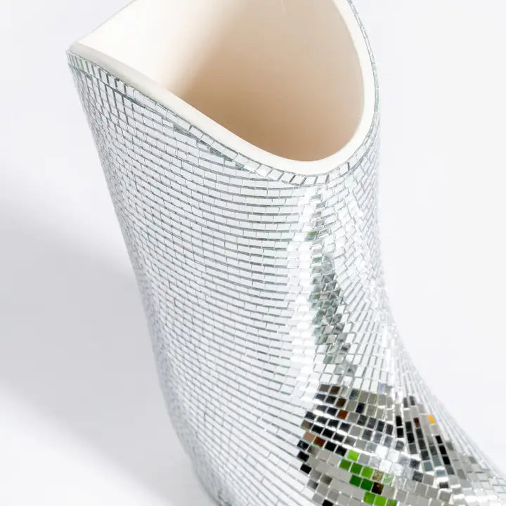 Intérieur du vase santiag disco en céramique