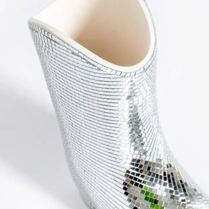 Intérieur du vase santiag disco en céramique