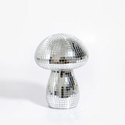 Veilleuse champignon disco avec miroirs incrustés